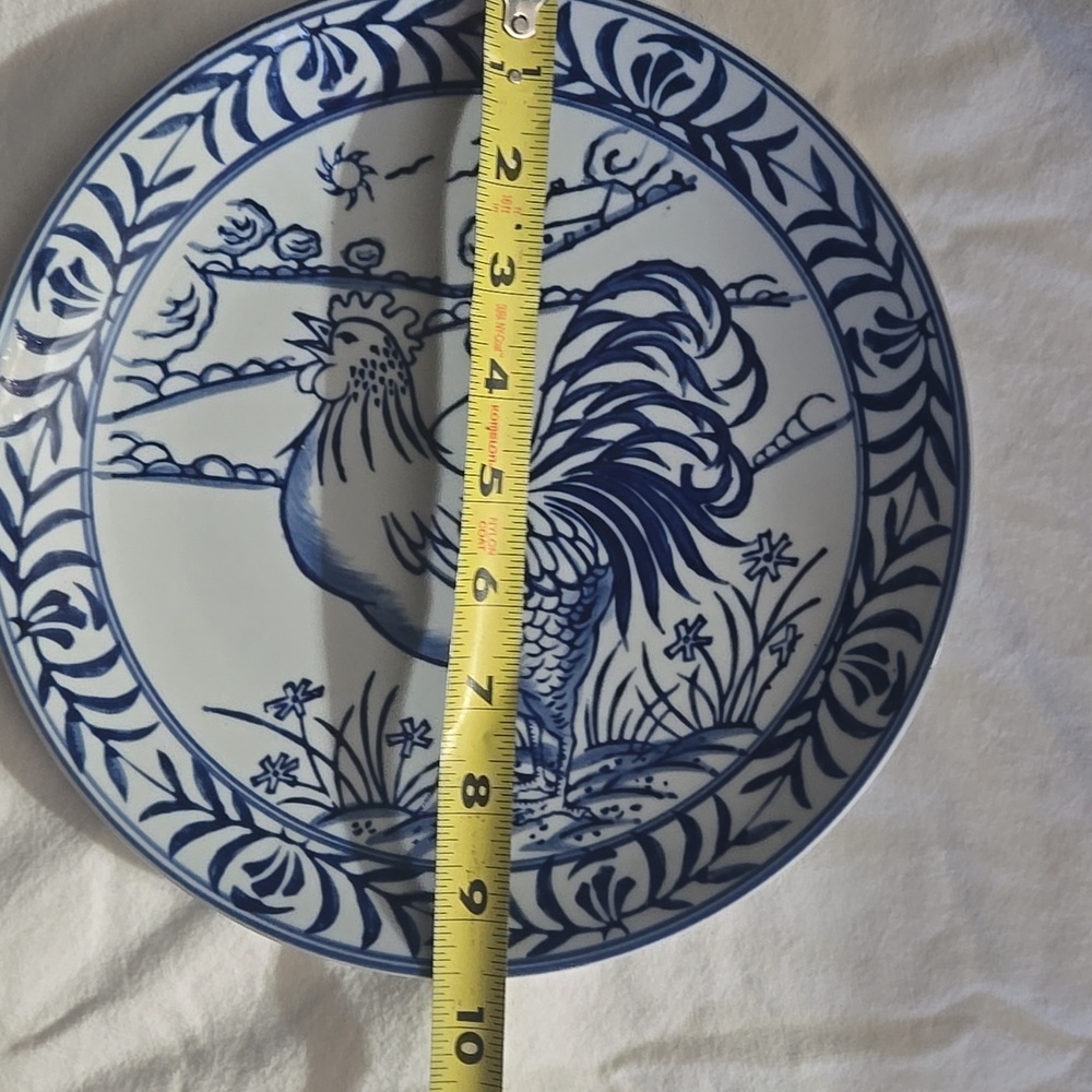 Rooster Plate, EUC, Great For A Plate Wall. - Picture 3 of 3